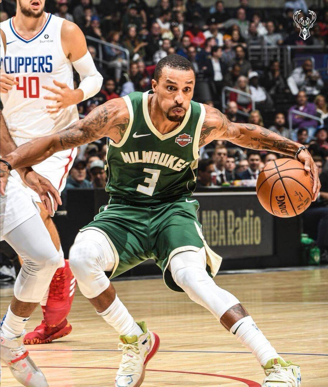 步行者绝地反击立陶宛男篮，乔治·希尔送出助攻的简单介绍